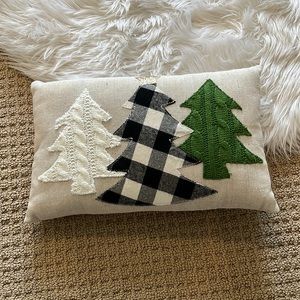 Tree throw pillow